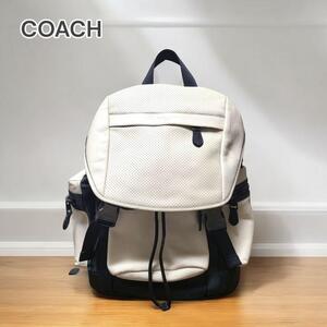 COACH コーチ トレックパック パーフォレーテッド レザー