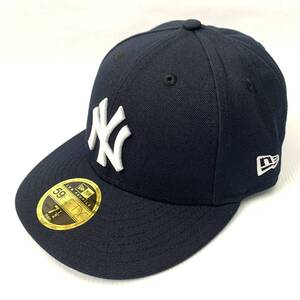 New Era ニューエラ ロープロファイル LP 59FIFTY NY ニューヨーク　ヤンキース キャップ Cap 71/2 59.6cm MLB ネイビー