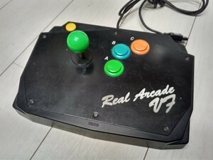 【送料込：分解掃除済】SS セガサターン アケコン アーケードコントローラー HORI Real Arcad VF HSS-09