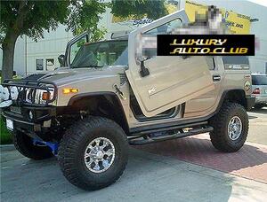 HUMMER H2 ハマーH2 ガルウイングキット エアロ シザースドア メッキ バタフライ ランボドア シザーズドア 外装カスタム北米スタイル米国製