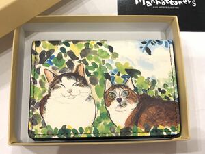 新品　マンハッタナーズ　パスケース　定期入れ　ごきげん