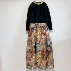 ハンドメイド　ドレス　ワンピース