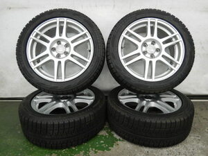 9F】【横浜市】【送料記載】 アルミホイール スタッドレスタイヤ 17×7J +53 / 215/50R17 XV レガシー フォレスター エクシーガ【864027】