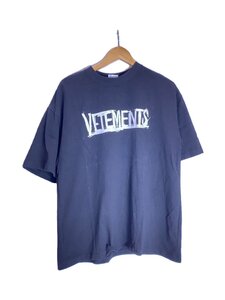 VETEMENTS◆Tシャツ/-/コットン/BLK/UA52TR580W