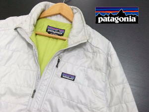 ■patagonia■ハーフジップ ナノパフ 薄グレー Sサイズ 中綿 プルオーバー パタゴニア