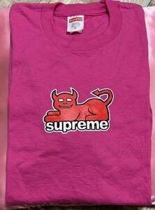 Size XL Supreme x TOY MACHINE Devil Cat Tee PINK ピンク★シュプリーム トイマシーン コラボ SK8