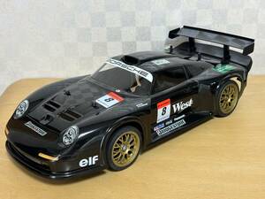 タミヤ 1/10 電動RC　ポルシェ911 GT1 カーボン ダブルデッキ（TA03R-S・TRFシャーシ） 完成品