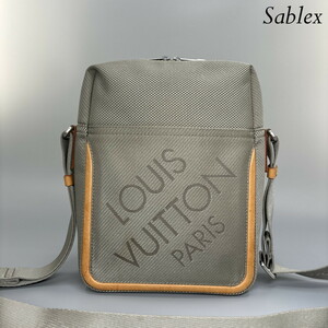 1円【新品同様】 ルイヴィトン Louis Vuitton ダミエジェアン シタダン NM サーブル ショルダーバッグ メッセンジャー メンズ 定価約12万 