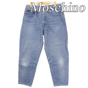 Moschino JEANS モスキーノジーンズ デニム パンツ 38 クロップド ブルー コットン イタリア製