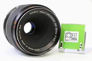 【同梱歓迎】実用■コニカ KONICA Macro-HEXANON AR 55mm F3.5■12969