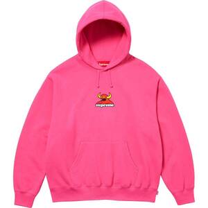 Supreme × Toy Machine 24SS Week4 Hooded Sweatshirt Magenta Medium オンライン購入 タグ付 トイマシーン パーカー マジェンタ Mサイズ