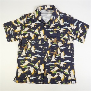 HUMAN MADE ヒューマンメイド 23SS DUCK GAUZE ALOHA SHIRT NAVY 半袖シャツ 紺 Size 【L】 【新古品・未使用品】 20771657