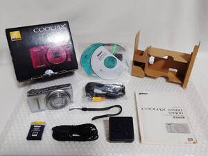 現状品+廃盤品+難あり　Nikon　COOLPIX　S9500-SL　プラウドシルバー　ニコン　クールピクス　S9500