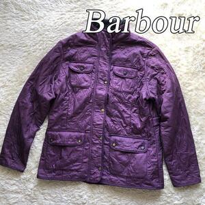 Barbour バブアー キルティングジャケット パープル