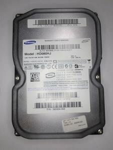 l【中古動作品】SAMSUNG 3.5インチHDD SATA(Serial ATA) 80GB HD080HJ サムスン