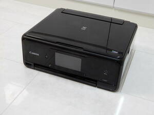 正常動作品　Canon PIXUS 複合機 ＴＳ８０３０　黒　印刷枚数６５０枚以下　スペアインク1セット付