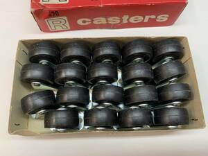 Casters　キャスター　420R。32ｍ/ｍ。　19個セット。【未使用品】　 　　　　　　　（2022968）