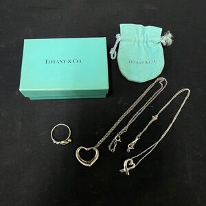 FLe555D06 TIFFANY & CO. アクセサリー ネックレス 925 リング 指輪 など 3点 まとめ