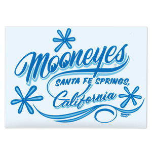 ムーンアイズ MOONEYES California Pinstripe Sticker ブルー [DM173BL]カリフォルニア ピンストライプ ステッカー