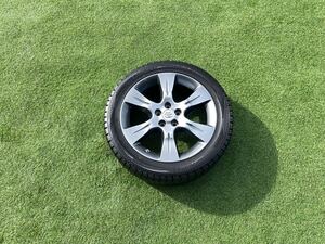 【希少 純正品】US トヨタ シエナ 純正ホイール 19×7J +35 5H PCD114.3 ダンロップ WINTER MAXX 245/45R19 98Q 19年製 1本【MS-1022BT2】