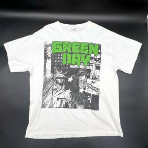 レア GREEN DAYグリーンデイ 21ST CENTURY BREAKDOWN Tシャツ L センチュリーブレークダウン ビンテージ 古着 ファン グッズ 00s 2009