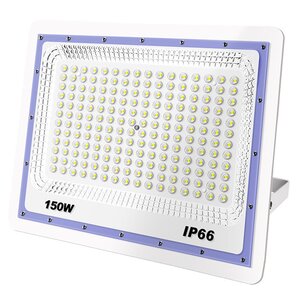 即納！極薄型 投光器 10台 led 150w 6500K 昼光色 12000LM 1500w相当 3mコード IP66 3mコード 角度調整可能 送料無料 1年保証