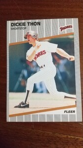 FLEER 1989年 320 DICKIE THON サンディエゴ・パドレス