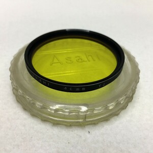 ASAHI 46mm Y2 アサヒペンタックス 46mm径 ねじ込み式 イエローフィルター 白黒写真用 コントラスト効果 ケース付 現状品 ／ 04-00792