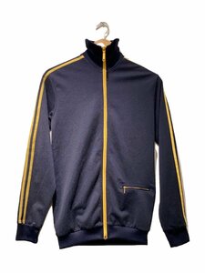 adidas◆00s/トラックジャケット/ジャージ/XS/コットン/BLK/931001/袖ライン