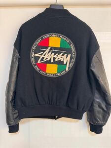 STUSSY ステューシー 80年代初期タグ ヴィンテージ ラスタ スタジャン