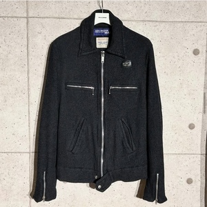 ONtheCORNER ITEM No.1837/JUNYA WATANABE MAN LewisLeathers ジュンヤワタナベ ルイスレザー 縮絨 ドミネーター 03aw size:L ライトニング