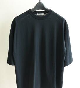 AURALEE オーラリー SUPER HARD TWIST HIGH GAUGE KNIT TEE ハイゲージ ニット Tシャツ size 3