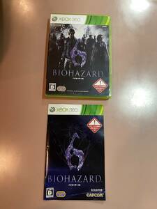 Xbox360★バイオハザード６★used☆Biohazard 6☆import Japan JP