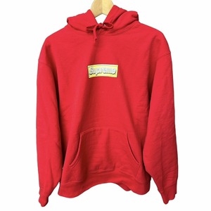 シュプリーム SUPREME 22SS ブリング ボックスロゴ フーディー Bling Box Logo Hooded Sweatshirt 赤 レッド トレーナー M メンズ