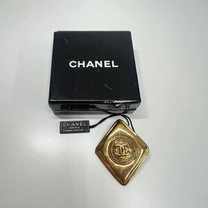 1円〜 5☆ CHANEL ブローチ 1134 シャネル アクセサリー ゴールドカラー 番号札付き ヴィンテージ ココマーク レディース ドレスシーン