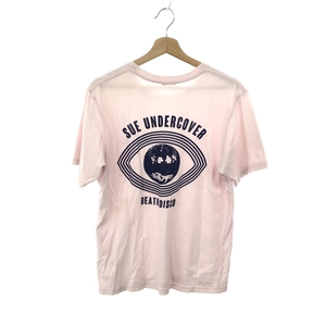 ◆SueUNDERCOVER スーアンダーカバー 半袖カットソー Tシャツ サイズ:1◆ ピンク コットン100% トップス