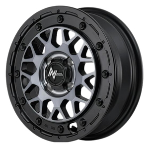 YOKOHAMA BluEarth AE-01F 185/70R14 NITRO POWER M29 STINGER セミグロスブラッククリア 14インチ 4.5J+45 4H-100 4本セット