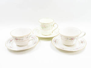 (IW009) ノリタケ Noritake WILLOWBROOK カップ＆ソーサー 1セット / ニット―ロイヤル Nittoroyal RC カップ＆ソーサー ２客 セット 