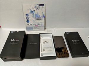 ★1円〜 送料込 LG V60 ThinQ 5G L-51A Dual Screen 本体 ドコモ docomo 新品未使用 未開封 デッドストック おまけ付き