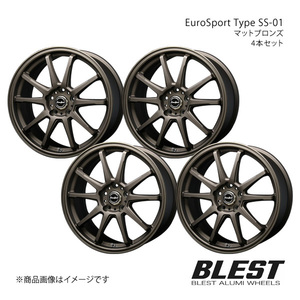 EuroSport Type SS-01 スカイライン R34 アルミホイール 4本セット 【18×8.0J 5-114.3 +35 マットブロンズ】