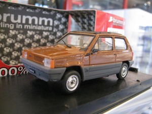 ★イタリア購入ブルム1/43FIATパンダ45 tetto apribile chiuso 1981 ブラウン★R440-05