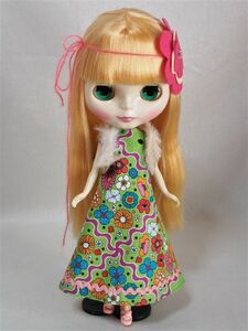 Doll Dressing*ハンドメイド ネオブライス/リカちゃんサイズお洋服セット人形アウトフィット衣装/ドレス/ワンピース/ドール服/昭和レトロ