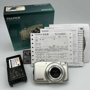 FUJIFILM フジフイルム Finepix JX400 コンパクトデジタルカメラ 16 MEGA PIXEL シルバー デジカメ 動作確認済み 中古 現状品