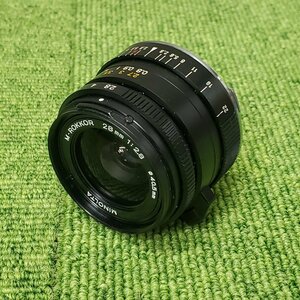 MINOLTA/ミノルタ m-rokkor 28mm 1:2.8 ライカMマウント 単焦点レンズ s0935