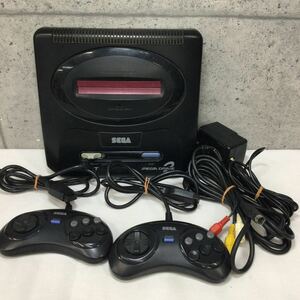 ※【SEGA/セガ】MEGA DRIVE 2/メガドライブ 2 16BIT HAA-2502 A30203947 ゲーム機 コントローラー 現状品 レトロ コレクション