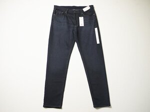 新品◆　UNIQLO　ユニクロ　デニムパンツ　正規品　XLサイズ　EZY JEANS　スリムフィット　ユーズド加工　ストレッチ　スリムジーンズ　