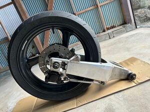 YAMAHA SR400用　FZR400 スイングアーム ホイール&キャリパー付き　ポン付け可能