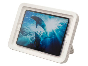リズム（RHYTHM）タブレット防水ケース 日本製 お風呂 ipad対応 スタンド付 防水 IPX7 角度調節可能 MAGCASE T 9YY019RH