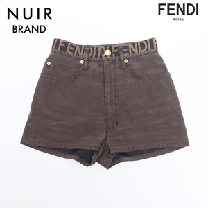 極美品 フェンディ FENDI Size38 パンツ グレー WS9740