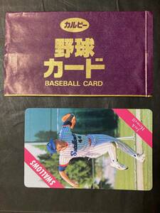 カルビープロ野球カード 93年 No.29 Ｊ．ハウエル ヤクルト 1993年 大文字 袋つき ② (検索用)レアブロック ショートブロック ホログラム